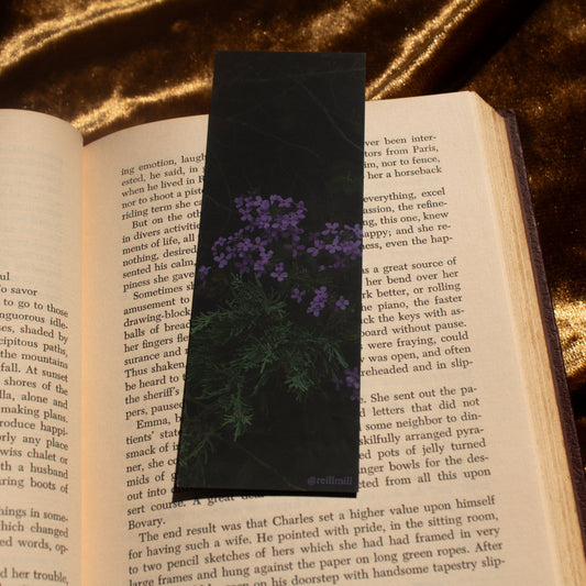 Purple Flowers - Bookmark